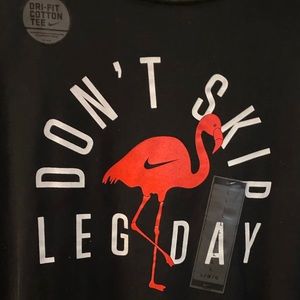nike dont skip leg day t shirt